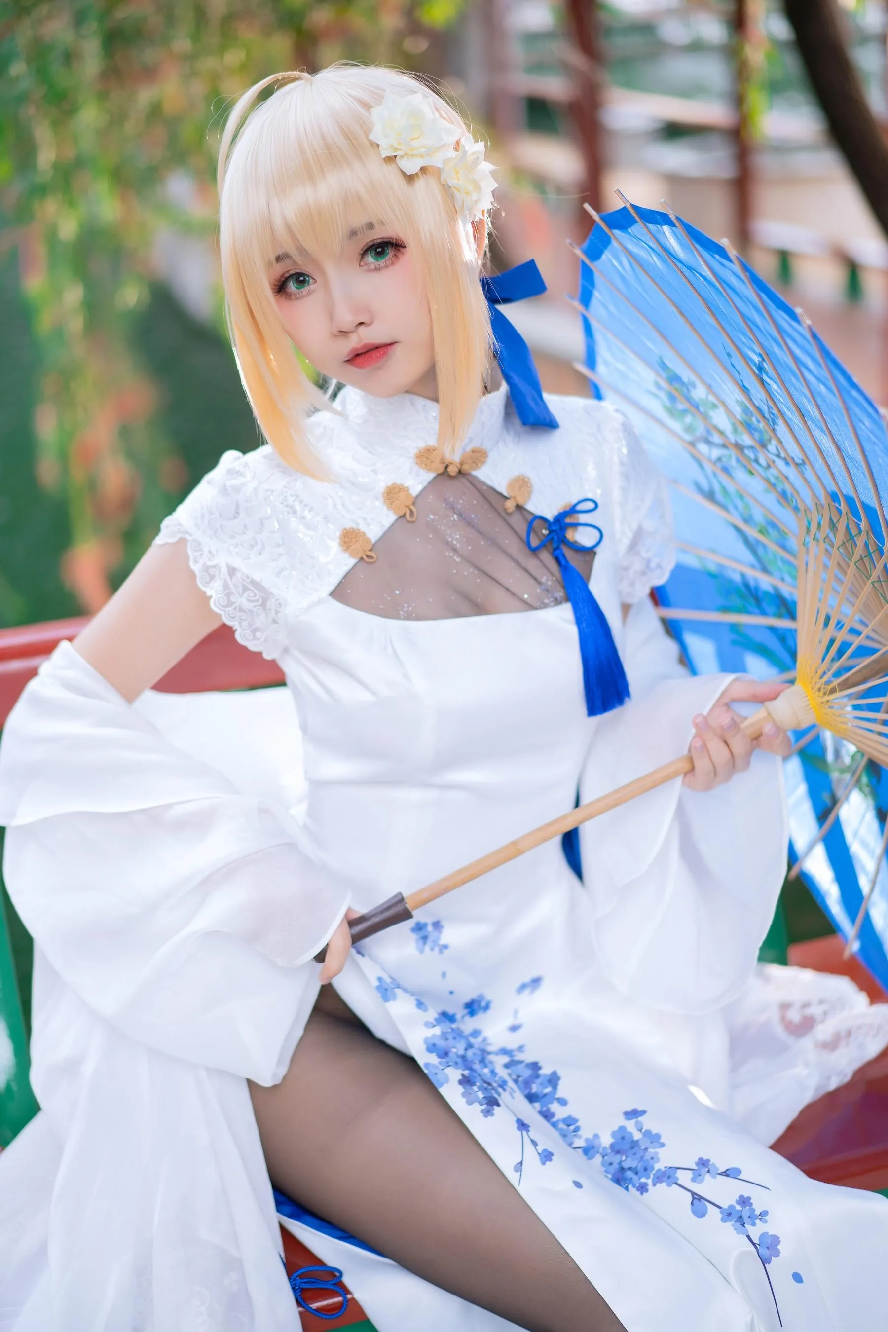 大大卷卷小卷 – NO.22 FGOsaber 四周年旗袍 [15P]插图8